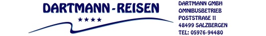 Omnibusbetrieb Dartmann GmbH - Ihr Reisebüro in Salzbergen - Startseite